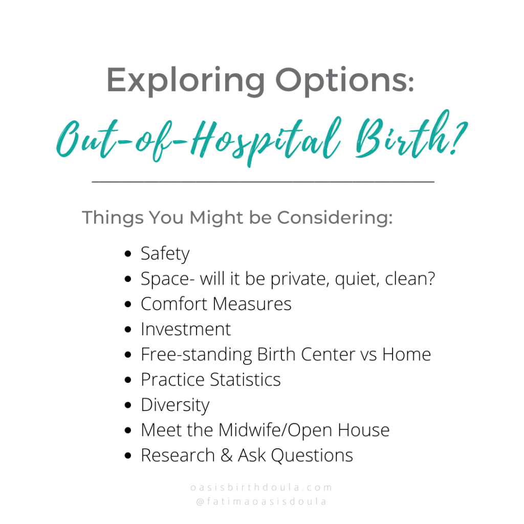 Exploring Options During Covid- Out-of-Hospital Birth